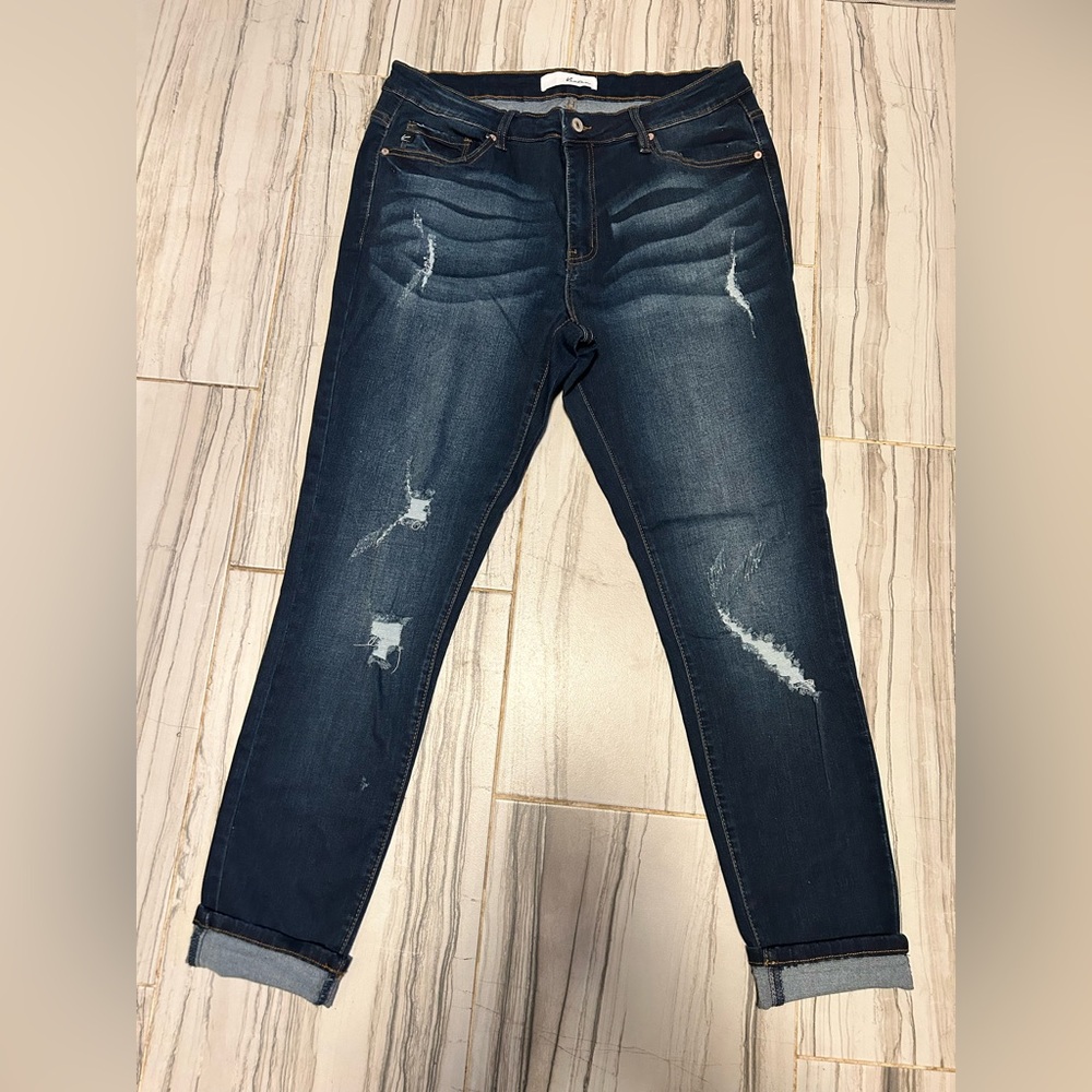 NWOT (Buckle Jeans) KanCan Mid-Rise XL 16/31 Skinny Stretch Jean (33” Waist) - Picture 2 of 14